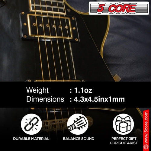 5 Core Acoustic Guitar 6 String Set Light Gauge Steel Carbon Core