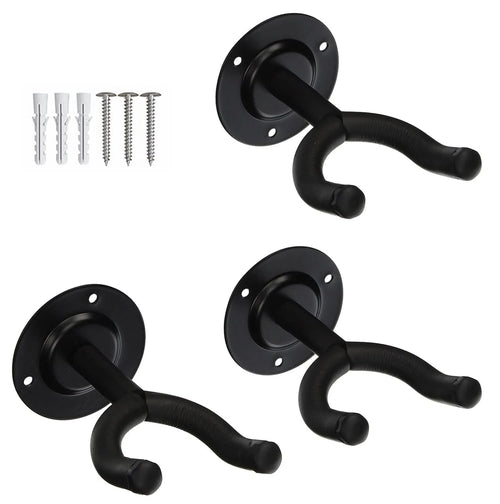 Guitar Wall Mount Hanger Display Guitar Wall Holder Hook W Screws Soft